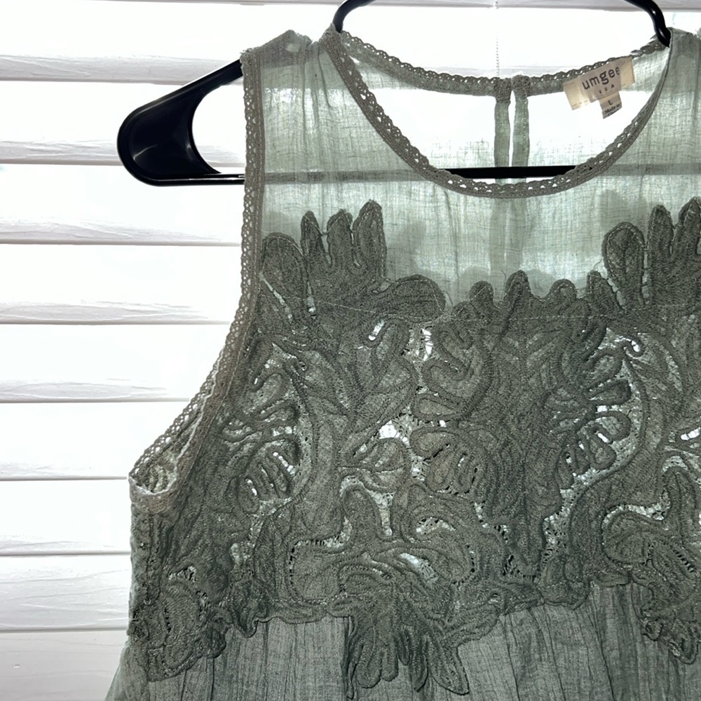 Umgee Lace Mini Dress/Tunic